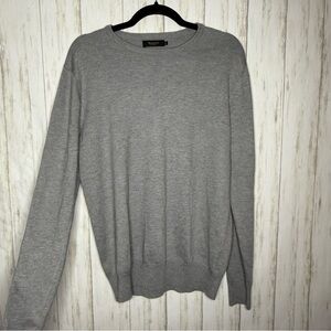 Moncrief gray sweater cashmere blend Medium